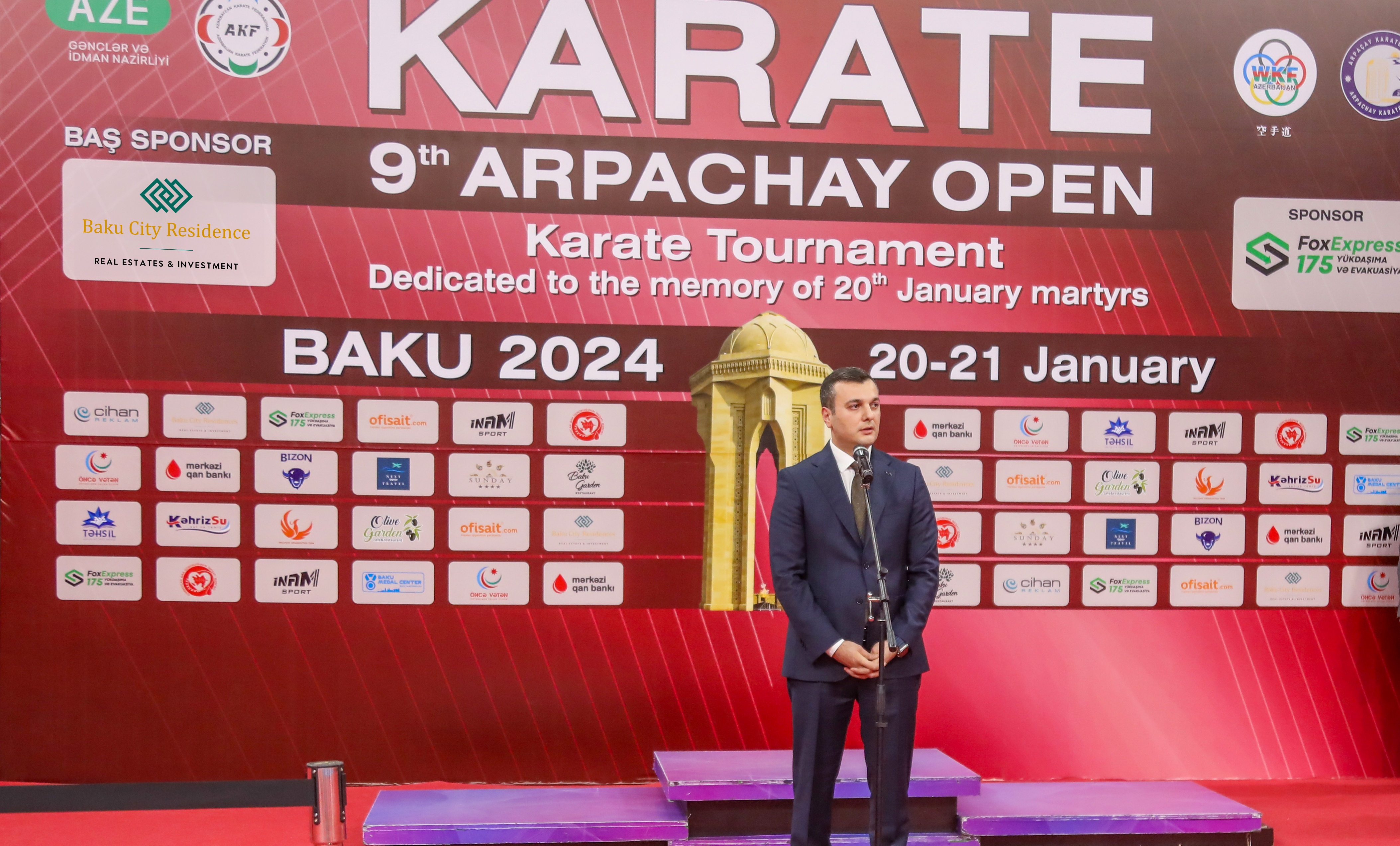“Baku City Residences”in baş sponsorluğu ilə 9-cu “Arpachay Open” karate turniri keçirildi