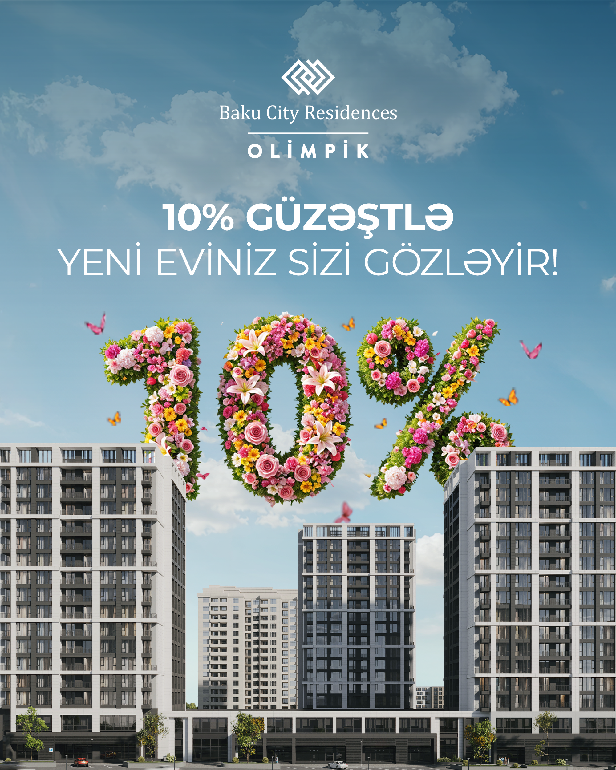 Baku City Residences Olimpik-də tam təmirli mənzillərə bahar kampaniyası!