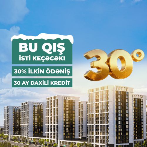 ”Baku City Recidences Olimpik”də bu qış isti keçəcək – 30°