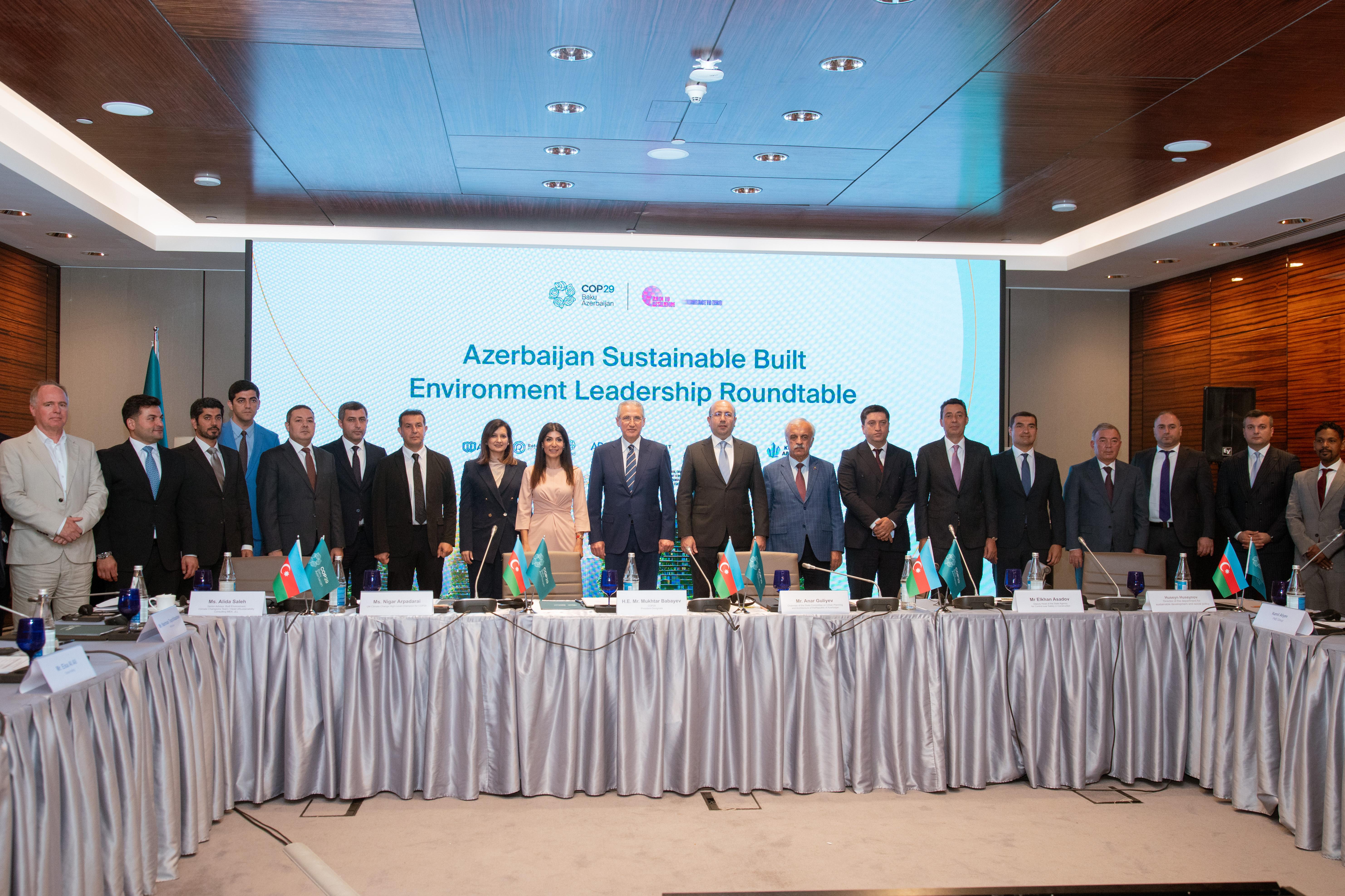 ”Baku City Residences” “Azərbaycanda Dayanıqlı Yaşıl Tikinti” mövzusunda dəyirmi masada iştirak edib