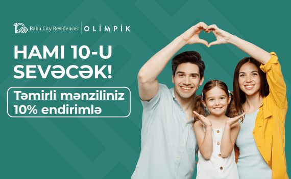 ”Baku City Residences” təmirli mənzillər üçün satış kampaniyasına start verir